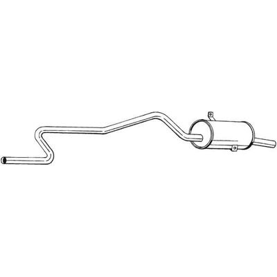BOSAL 283-701 Πίσω σιγαστήρας - Μέρος εξαγωγής BOSAL 283-701 Πίσω σιγαστήρας - Μέρος εξαγωγής