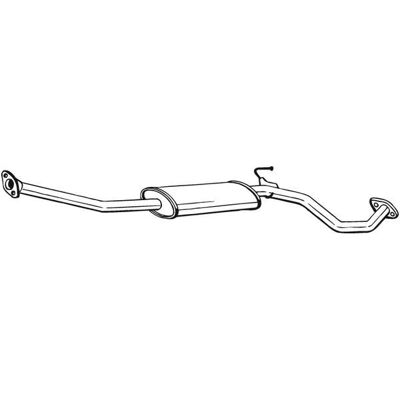 Bosal 284-083 Μεσαία σιγαστήρας για Nissan Micra 3 Bosal 284-083 Μεσαία σιγαστήρας για Nissan Micra 3