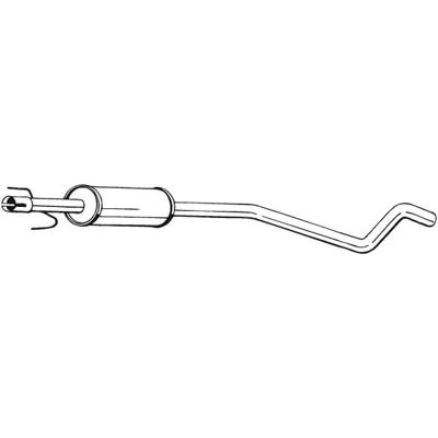 Bosal 284-317 Zwischenstopp Schalldämpfer - Abgasanlage für Opel Astra G Bosal 284-317 Zwischenstopp Schalldämpfer - Abgasanlage für Opel Astra G