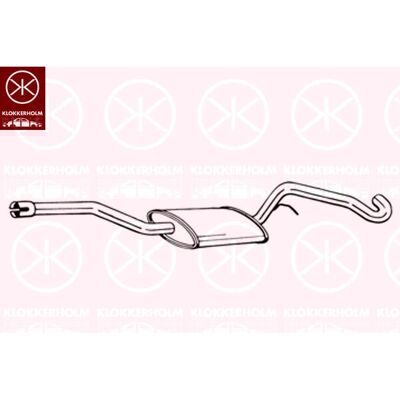 BOSAL Ford Kuga Mittelschalldämpfer - 284-813 BOSAL Ford Kuga Mittelschalldämpfer - 284-813