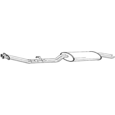 Bosal 285-053 Stahl-Hinterrohr für BMW 3er - Auspufftopf Bosal 285-053 Stahl-Hinterrohr für BMW 3er - Auspufftopf