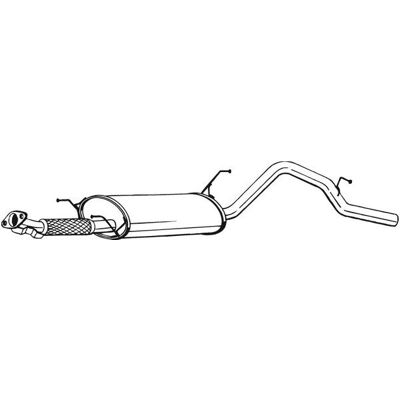 Bosal Daihatsu Πίσω Σιγαστήρας - Έκρηξη Bosal Daihatsu Πίσω Σιγαστήρας - Έκρηξη