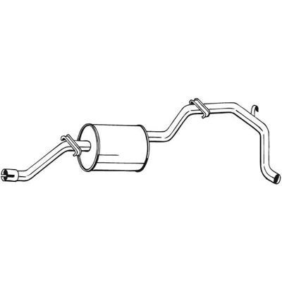 Bosal 285-413 Hinterer Schalldämpfer - Abgasanlage Bosal 285-413 Hinterer Schalldämpfer - Abgasanlage