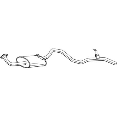 BOSAL 286-039 Bagudstødningsdæmper - Udstødningsdel BOSAL 286-039 Bagudstødningsdæmper - Udstødningsdel