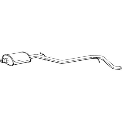 Bosal 286-075 Mellemløbslyddæmper til Peugeot 406 Bosal 286-075 Mellemløbslyddæmper til Peugeot 406