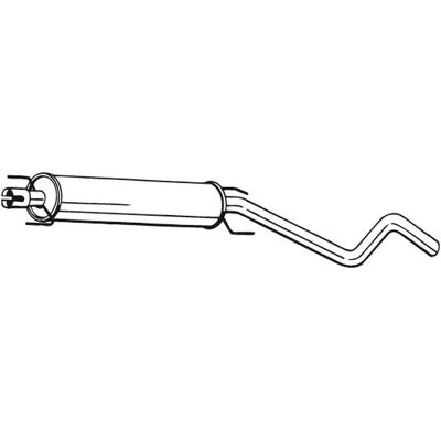 BOSAL 286-743 Udluftningssystem - Central dæmper BOSAL 286-743 Udluftningssystem - Central dæmper