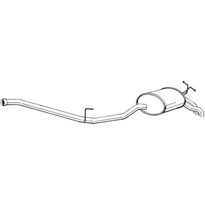 BOSAL 287-087 Takapuhallin - Pakokaasu Mercedes-Benz E-luokka BOSAL 287-087 Takapuhallin - Pakokaasu Mercedes-Benz E-luokka
