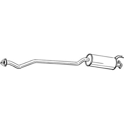 BOSAL 287-441 Honda Civic 7 Hatchback Mellemluftdæmper - Udstødningssystem BOSAL 287-441 Honda Civic 7 Hatchback Mellemluftdæmper - Udstødningssystem
