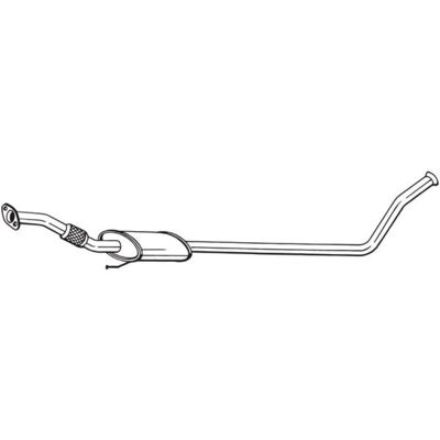 Bosal 287-615 Silencioso intermediário - Sistema de escape Bosal 287-615 Silencioso intermediário - Sistema de escape