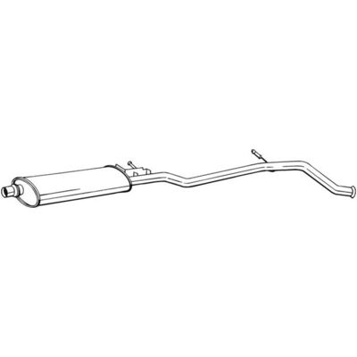 Bosal 287-863 Välissä vaimennin - Pakoputken vaimennin Peugeot 406 Bosal 287-863 Välissä vaimennin - Pakoputken vaimennin Peugeot 406