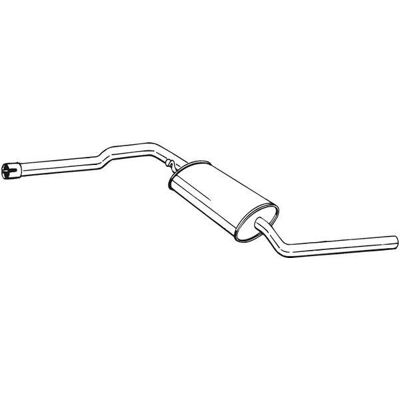 BOSAL 288-229 Mellemliggende lyddæmper - Udluftningssystem BOSAL 288-229 Mellemliggende lyddæmper - Udluftningssystem