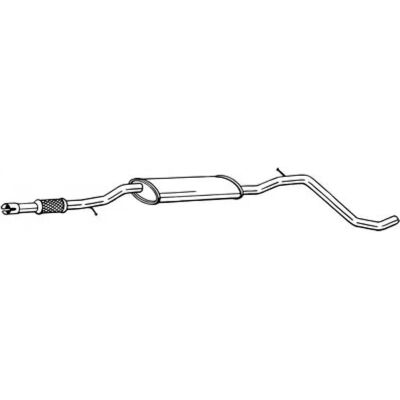Silenzioso posteriore BOSAL 288-251 - Silenzioso di scarico Silenzioso posteriore BOSAL 288-251 - Silenzioso di scarico