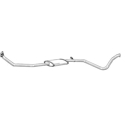 Väliasetin äänenvaimennin Bosal 288-891 - Pakoputkisto Väliasetin äänenvaimennin Bosal 288-891 - Pakoputkisto
