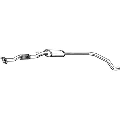 Bosal 289-037 Mellemløbsdæmper - Udstødningssystem Bosal 289-037 Mellemløbsdæmper - Udstødningssystem