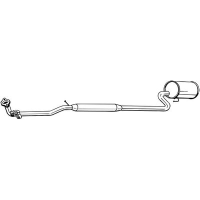 Silenciador Intermedio Bosal 292-023 - Central para Daihatsu Silenciador Intermedio Bosal 292-023 - Central para Daihatsu