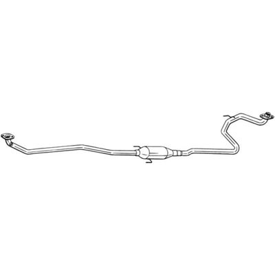 Bosal Yaris II 3/5 porte Silenzioso Intermedio - Scarico Bosal Yaris II 3/5 porte Silenzioso Intermedio - Scarico