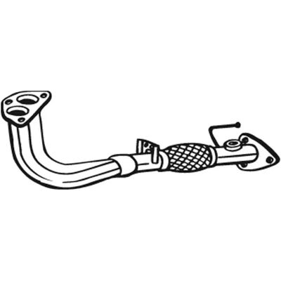 Bosal 750-129 Tubo di scarico - Exhaust Pipe Bosal 750-129 Tubo di scarico - Exhaust Pipe
