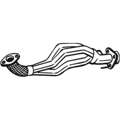 Bosal 753-531 Auspuffrohr für Volkswagen - OEM VW 1J0254301Q, 1J0254302C Bosal 753-531 Auspuffrohr für Volkswagen - OEM VW 1J0254301Q, 1J0254302C
