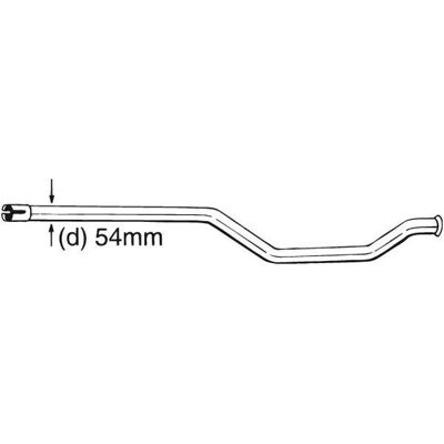 Bosal 889-171 Tubo de reparação - Catalisador para Citroën Xantia Bosal 889-171 Tubo de reparação - Catalisador para Citroën Xantia
