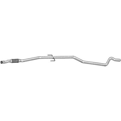 Bosal 950-063 Aluminium Udstødningsrør til Opel Corsa D - Udstødningsrør Bosal 950-063 Aluminium Udstødningsrør til Opel Corsa D - Udstødningsrør