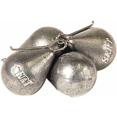 Sakura Clip Poire Plomb Gris 6g - Accessoire de Pêche - Publicité Sakura Clip Poire Plomb Gris 6g - Accessoire de Pêche - Publicité
