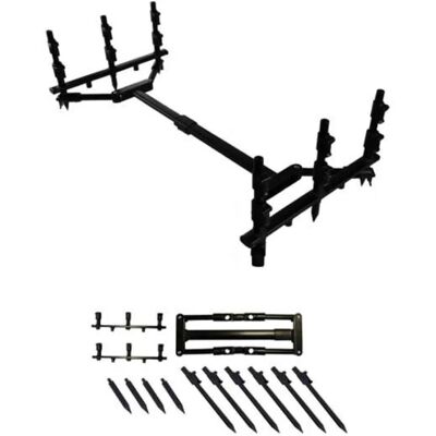 Prowess Rod Pod Sticks Pod - Soporte ligero y versátil para tres cañas Prowess Rod Pod Sticks Pod - Soporte ligero y versátil para tres cañas