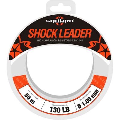 Línea de Pesca Sakura Shock Leader 50 M - Monofilamento Línea de Pesca Sakura Shock Leader 50 M - Monofilamento
