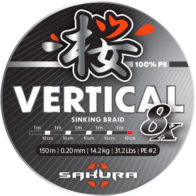 Línea Trenzada Vertical 8 Sakura - Equipo de pesca Línea Trenzada Vertical 8 Sakura - Equipo de pesca