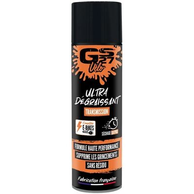 GS27 - Noir 500 ml - Noir - Spray nettoyant vélo - Publicité GS27 - Noir 500 ml - Noir - Spray nettoyant vélo - Publicité