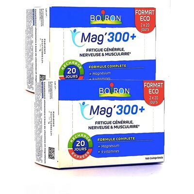 Boiron Mag'300+ - Magnesium Ergänzung - 80 Tabletten Boiron Mag'300+ - Magnesium Ergänzung - 80 Tabletten