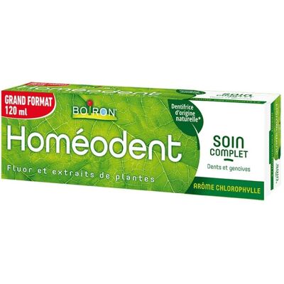 Boiron Homéodent Soin Complet Dentifrice Chlorophylle - Dentifrice - Publicité Boiron Homéodent Soin Complet Dentifrice Chlorophylle - Dentifrice - Publicité