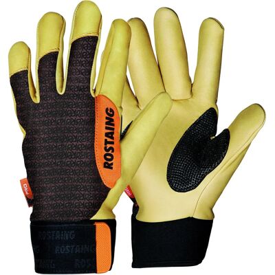 Rostaing Pro Vine Wasserdichte Rindsleder-Handschuhe - Größe 8 - Garten Schutzbekleidung Rostaing Pro Vine Wasserdichte Rindsleder-Handschuhe - Größe 8 - Garten Schutzbekleidung