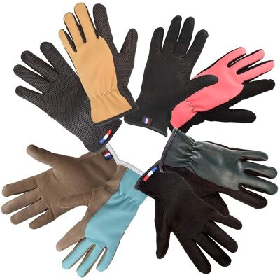 Gants de jardinage en cuir Frenchie Rostaing - Taille 8 Gants de jardinage en cuir Frenchie Rostaing - Taille 8