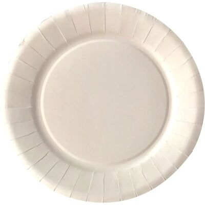 Platos Desechables Blancos Le Nappage - 72589 - 20 piezas Premium Platos Desechables Blancos Le Nappage - 72589 - 20 piezas Premium