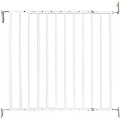 Barrière de Sécurité Enfant Nordlinger PRO - 64-113cm - Blanc - Pivotante - Ouverture Facile - Publicité Barrière de Sécurité Enfant Nordlinger PRO - 64-113cm - Blanc - Pivotante - Ouverture Facile - Publicité