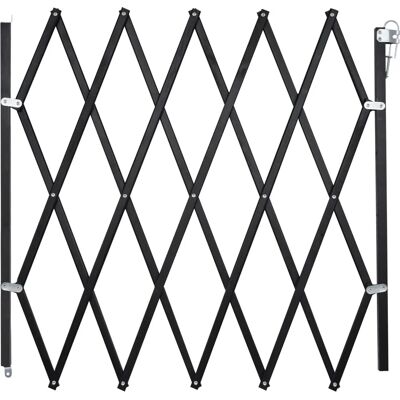Puerta de Seguridad para Perros - Ajustable 60-110cm - Negro - Seguridad para Bebés y Mascotas Puerta de Seguridad para Perros - Ajustable 60-110cm - Negro - Seguridad para Bebés y Mascotas