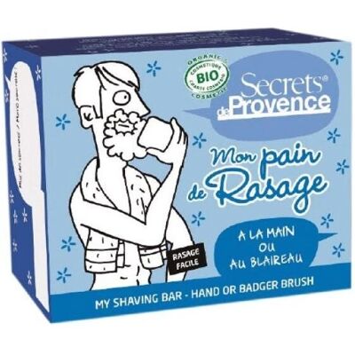Jabón de Afeitado Orgánico Secrets de Provence - 90g Jabón de Afeitado Orgánico Secrets de Provence - 90g