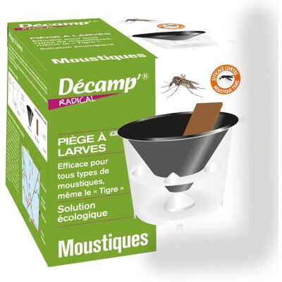 Décamp' Piège à larves de moustiques - Appât écologique - Publicité Décamp' Piège à larves de moustiques - Appât écologique - Publicité