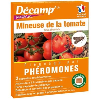 Décamp' Phéromone contre la mineuse de la tomate - Lutte antiparasitaire - Publicité Décamp' Phéromone contre la mineuse de la tomate - Lutte antiparasitaire - Publicité