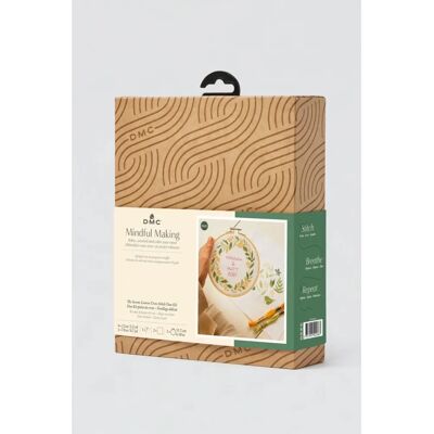 DMC Embroidery Kit - Flowers, Leaves, Intermediate - Embroidery Kit DMC Embroidery Kit - Flowers, Leaves, Intermediate - Embroidery Kit