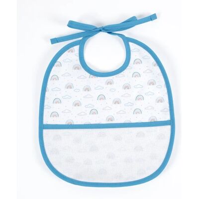 Mondial Tissus - Rainbow Embroidery Bib - 6m - bleu - Embroidery bib - Publicité Mondial Tissus - Rainbow Embroidery Bib - 6m - bleu - Embroidery bib - Publicité