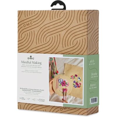 Kit Broderie DMC - Fleurs d'Anémone - Set Relaxant Kit Broderie DMC - Fleurs d'Anémone - Set Relaxant