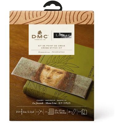 DMC Mona Lisa Bookmark Cross Stitch Kit - Art & Craft DMC Mona Lisa Bookmark Cross Stitch Kit - Art & Craft