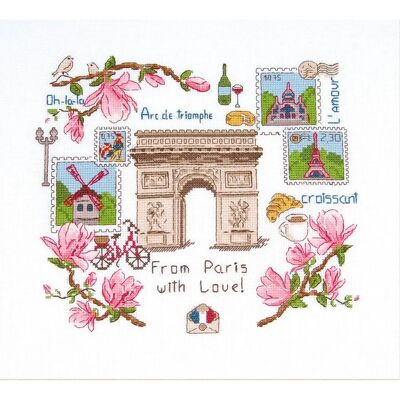 Zestaw do haftu Arc de Triomphe DMC - Zabytki Paryża - Kreatywne Sztuki Zestaw do haftu Arc de Triomphe DMC - Zabytki Paryża - Kreatywne Sztuki