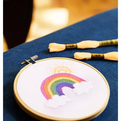 DMC - Over the Rainbow - Jenni Davis - Easy - Kit de broderie - Publicité DMC - Over the Rainbow - Jenni Davis - Easy - Kit de broderie - Publicité