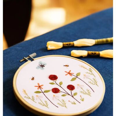 Aurora Menendez - Kit Broderie Jardin des Papillons - Intermédiaire - Publicité Aurora Menendez - Kit Broderie Jardin des Papillons - Intermédiaire - Publicité