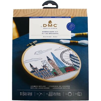 DMC London Skyline Embroidery Kit - Intermediate DMC London Skyline Embroidery Kit - Intermediate