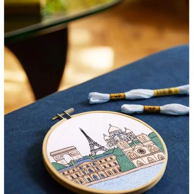 DMC Paris Monuments Embroidery Kit - Intermediate DMC Paris Monuments Embroidery Kit - Intermediate