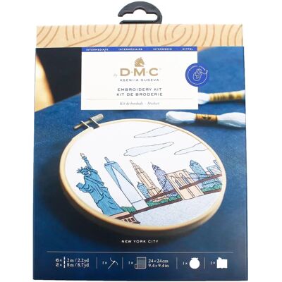 DMC Guseva NYC Kit Intermédiaire - Kit de broderie - Publicité DMC Guseva NYC Kit Intermédiaire - Kit de broderie - Publicité