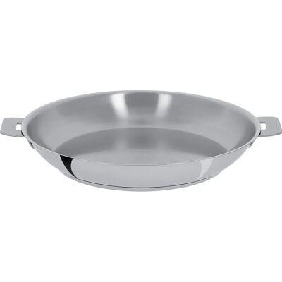 Cristel Mutine Poêle en Inox 26 cm - Compatible induction - Publicité Cristel Mutine Poêle en Inox 26 cm - Compatible induction - Publicité